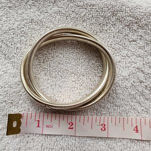 Twisted Silver (925) Bracelet